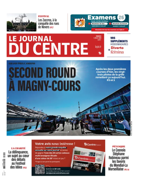 Cover of Le Journal du Centre
