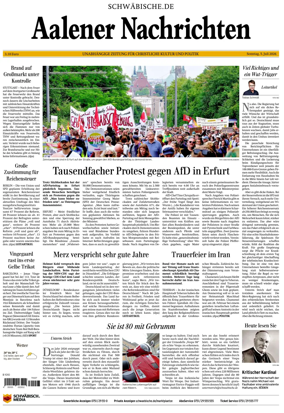 Cover of Aalener Nachrichten