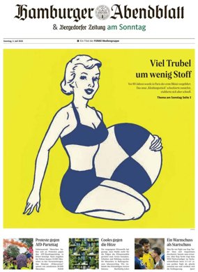 Cover of Hamburger Abendblatt am Sonntag
