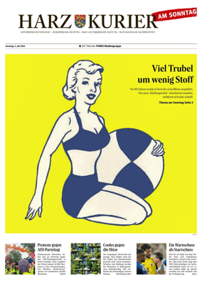 Cover of Harz Kurier am Sonntag