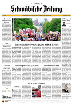 Cover of Schwabische Zeitung (Alb-Donau)