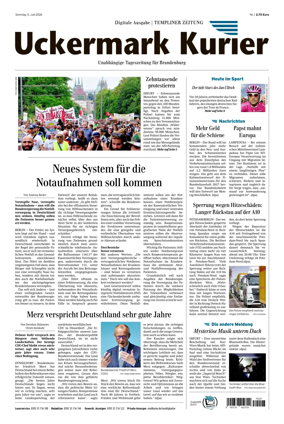 Cover of Templiner Zeitung