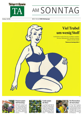 Cover of Thuringer Allgemeine (TA am Sonntag)