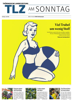 Cover of Thuringische Landeszeitung (TLZ am Sonntag)