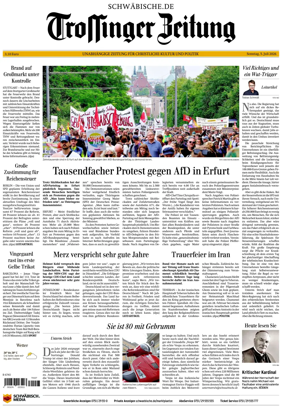 Cover of Trossinger Zeitung