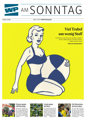Cover of Westfalenpost (WP am Sonntag)