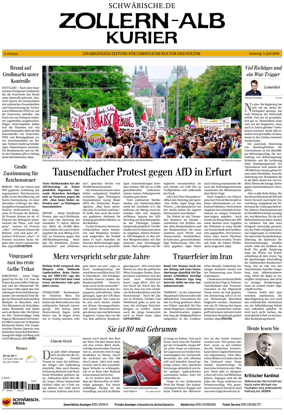 Cover of Zollern-Alb-Kurier (Balingen)