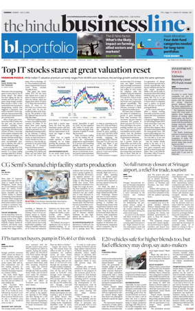Cover of BusinessLine (Chennai)