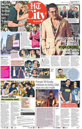 Cover of Hindustan Times (Ranchi) - Live