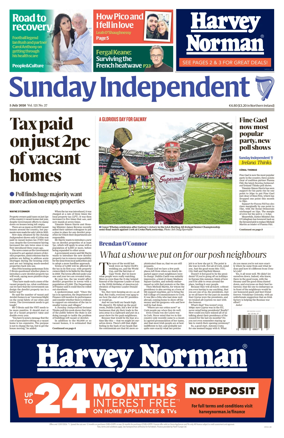Cover of Sunday Independent (Ireland)