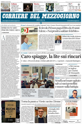 Cover of Corriere del Mezzogiorno (Puglia)