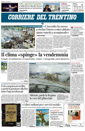 Cover of Corriere del Trentino