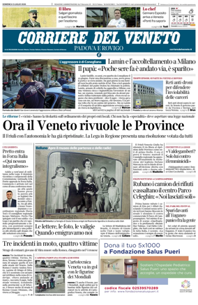 Cover of Corriere del Veneto (Padova e Rovigo)