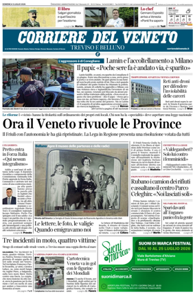 Cover of Corriere del Veneto (Treviso e Belluno)