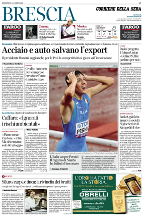 Cover of Corriere della Sera (Brescia)