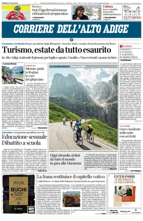 Cover of Corriere dell'Alto Adige