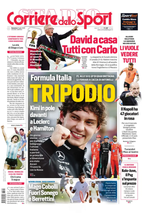 Cover of Corriere dello Sport (Campania)