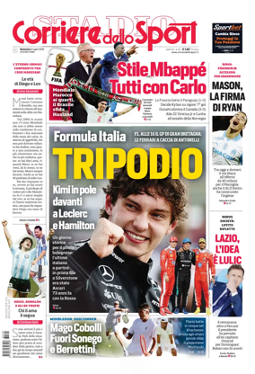 Cover of Corriere dello Sport (Roma)
