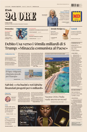 Cover of Il Sole 24 Ore