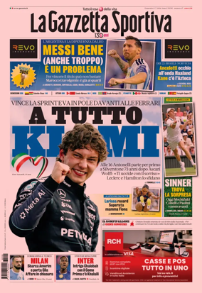 Cover of La Gazzetta dello Sport - Napoli