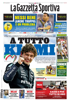 Cover of La Gazzetta dello Sport - Roma