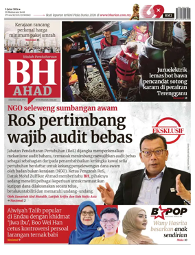 Cover of Berita Harian