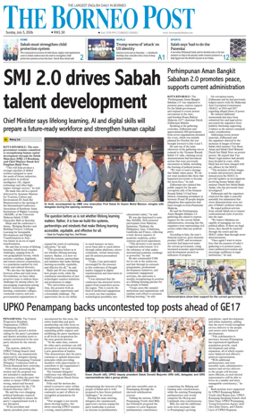Cover of The Borneo Post (Sabah)