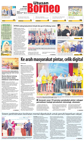 Cover of Utusan Borneo (Sarawak)