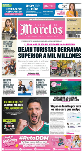 Cover of Diario de Morelos