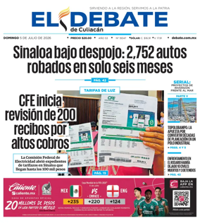 Cover of El Debate de Culiacan