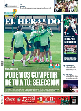 Cover of El Heraldo de Mexico
