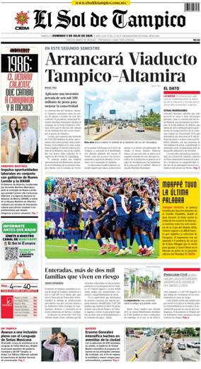 Cover of El Sol de Tampico