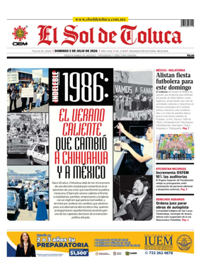 Cover of El Sol de Toluca