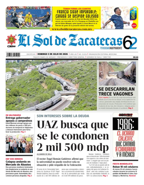 Cover of El Sol de Zacatecas