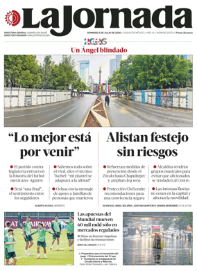 Cover of La Jornada
