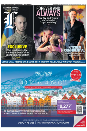 Cover of Herald on Sunday