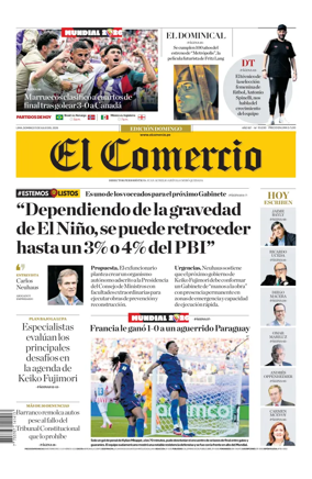 Cover of Diario El Comercio