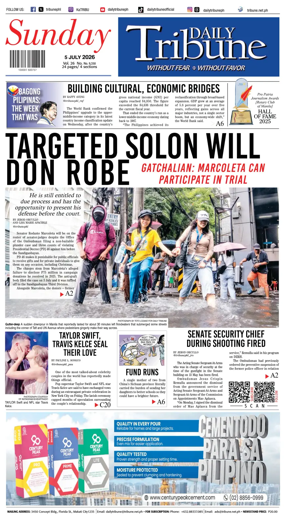 Cover of Daily Tribune (Philippines)