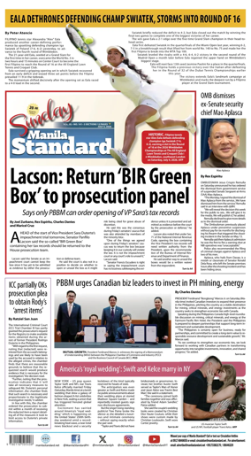 Cover of Manila Standard