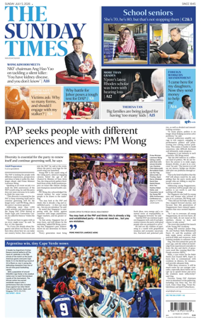 Cover of The Straits Times