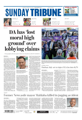 Cover of Sunday Tribune
