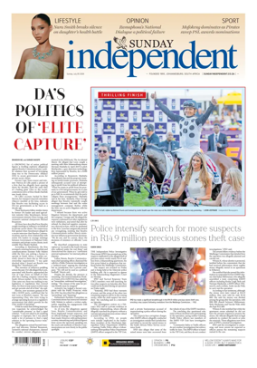 Cover of The Sunday Independent