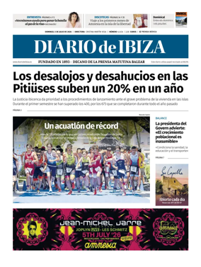 Cover of Diario de Ibiza