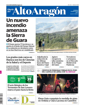 Cover of Diario del Alto Aragon