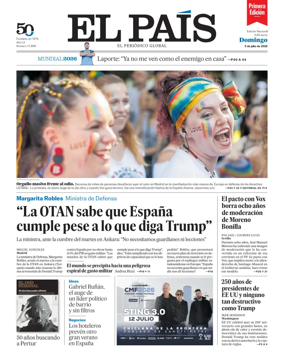 Cover of EL PAIS primera edicion
