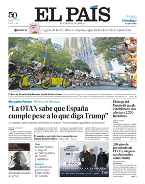 Cover of EL PAIS Catalunya