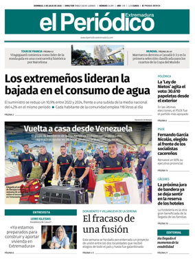 Cover of El Periodico Extremadura