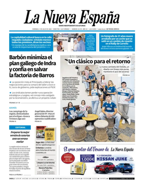 Cover of La Nueva Espana (Oviedo)