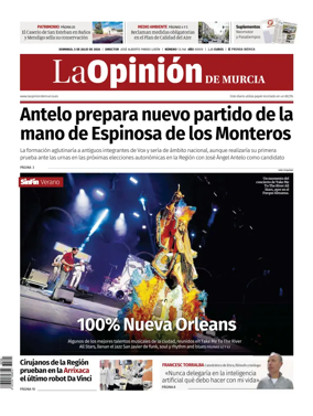 Cover of La Opinion de Murcia