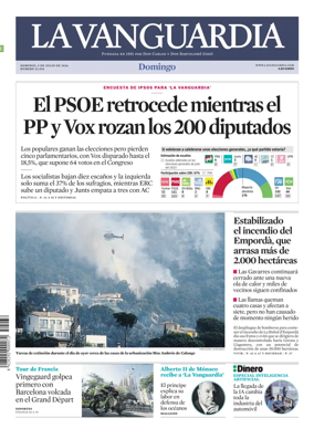 Cover of La Vanguardia